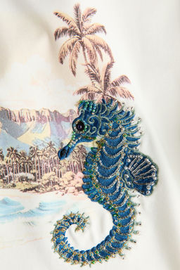 Camiseta cropped con detalles decorativos - H&m фото 7