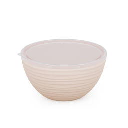 Миска с крышкой "Оазис" п/эт. 2,5л (бежевый)