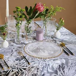 Скатерть Этель Palm leaves, 149?220 см, 100% хлопок, саржа 190 г/м?