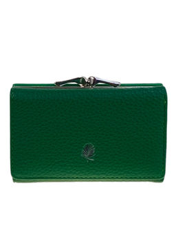 Женское портмоне из искусственной кожи, цвет зеленый