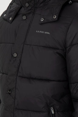 Пальто мужское U.S. Polo Assn черное из полиамида  фото 14