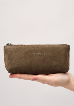 Замшевая косметичка Deboro 17-96 тундра