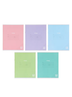 Компл тетр из 10шт 12л лин КПК "Пастель", обл мел карт, блок ОФСЕТ, 5 видов 10991547