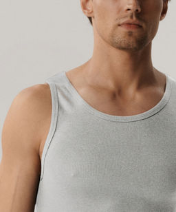 ATLANTIC BMV-046 Майка Basic светло-серый меланж фото 3