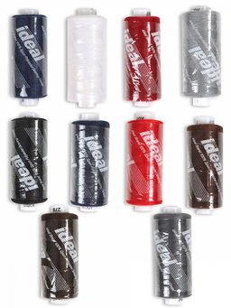 Набор бытовых ниток IDEAL 40/2 366м 100% п/э, MIX DR, ассорти (темные оттенки) уп.10шт