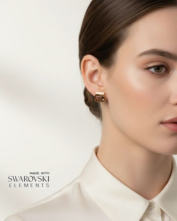 Серьги с кристаллами Swarovski, Изящные серьги с кристаллами Swarovski