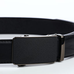 Ремень мужской, регулируемая длина 120 см, ширина 3.6 см, пряжка автомат, чёрный