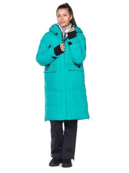 Пальто B-8872 Бирюзовый