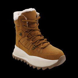 Ботинки на меху А126 коричневые