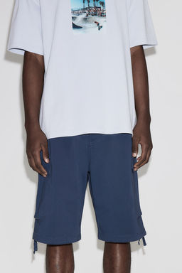 Bermudas cargo de sarga Loose Fit - H&m фото 2