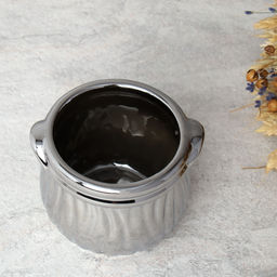 Кашпо / 202Q /уп 12/120/серебро - Галеонтрейд фото 6