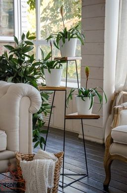 Подставка для цветов лофт 66-424 - Фабрика интерьерной ковки фото 5