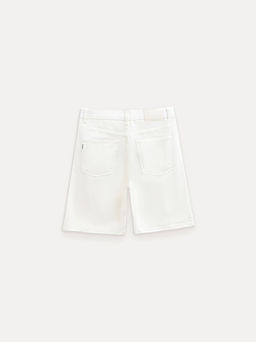 CONTE CON-758 Джинсовые шорты из мягкого денима в молочном оттенке off white - Conte elegant фото 8