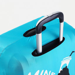 Чехол на чемодан 20, цвет голубой - Simaland фото 4