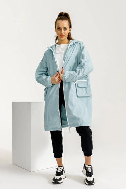 Ветровка удлиненная Голубой - Anta sport фото 5