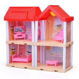 Дом для куклы "Вилла" с мебелью, в коробке