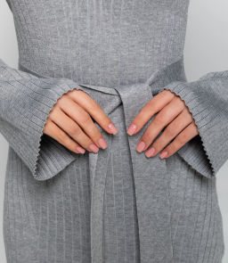 Платье #КТ25064, серый