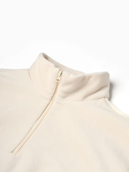 Костюм женский (анорак, брюки) MINAKU: Fleece Soft, размер 48, бежевый