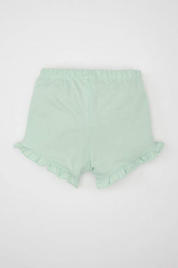 Шорты из пике для маленьких девочек - Defacto фото 4