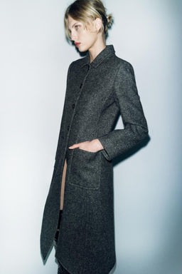 ZW COLLECTION MANTECO WOOL BLEND COAT - Zara фото 2