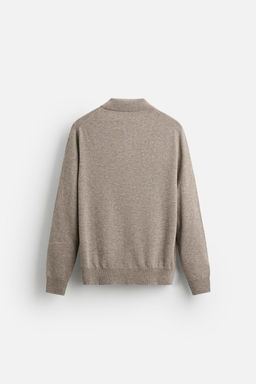 WOOL - CASHMERE KNIT POLO SHIRT - Zara фото 8