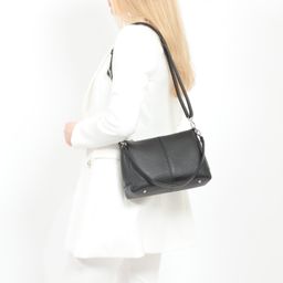 Женская кожаная сумка Richet 3107LN 376 Черный