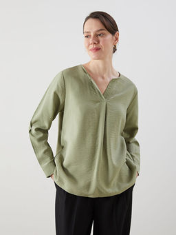 Ka??k Yaka Kad?n Bluz