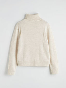 Bal?k?? Yaka K?z ?ocuk Triko Kazak