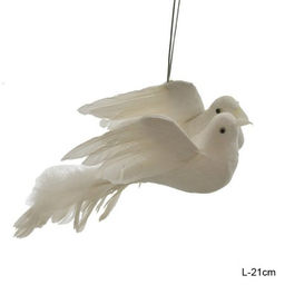 Голуби декоративные 2 штуки набор 21 см / SH8931 /уп 500/ Акция - Галеонтрейд фото 2