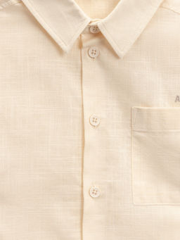 ACOOLA / Сорочка верхняя детская для мальчиков Bonapo светло-бежевый  фото 4