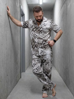 Пижама Премьер 2, трикотаж - Малина фото 8