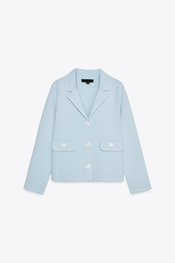 TRIM KNIT JACKET - Zara фото 4