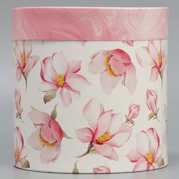 Набор шляпных коробок 2 в 1 With love, 13 х 13, 16 х 16 см - Дарите счастье фото 3