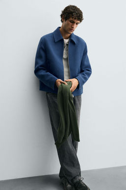 ZIP-UP WOOL EFFECT JACKET - Zara фото 7