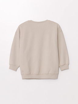 Bisiklet Yaka Uzun Kollu Bask?l? Erkek Bebek Sweatshirt - Waikiki фото 3