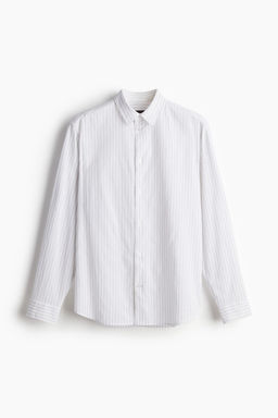 Camisa en mezcla de lino Regular Fit - H&m фото 5