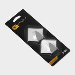 Цена за 2 шт. Крючки самоклеящиеся SAVANNA Ромб, 2 шт., металл, 4.54.82 см, хромированные фото 8