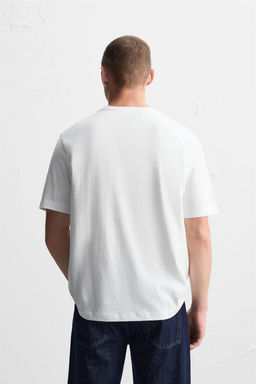 BASIC MEDIUM WEIGHT T-SHIRT - Zara фото 4