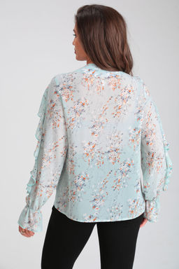 Блуза Modema 548-2 мятный  фото 3