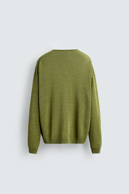 LINEN BLEND CARDIGAN - Zara фото 9