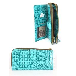Портмоне женское Cayman-ПР 105 н/к, 6 отд, 23 карм, на молнии, бирюза КЛ (97) 245209