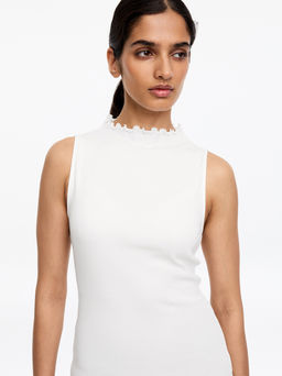 Top de canal? con cuello mock neck - H&m фото 5