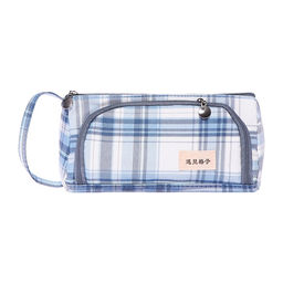 Пенал школьный Calligrata «Шотландка», мягкий, 2 отделения, 95×210×90 мм, МИКС