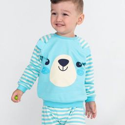 CRB wear/CWNB 62832-43-285 Джемпер для мальчика, голубой-экрю/Ex.Cherubino