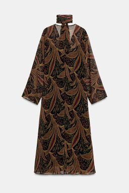 ZW COLLECTION PAISLEY SCARF DRESS - Zara фото 6
