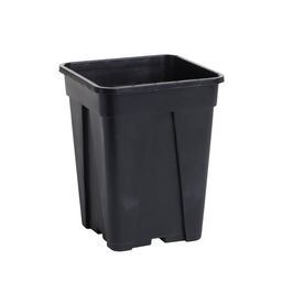 Цена за 20 шт. Горшок для рассады, 250 мл, 6.7×6.7×8 см, пластик, чёрный, Greengo