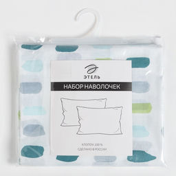 Комплект наволочек Этель Eucalyptus 50х70 см - 2 шт, 100% хлопок, поплин  фото 3