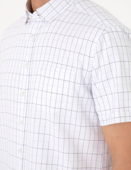 Beyaz Regular Fit K_sa Kollu G_mlek