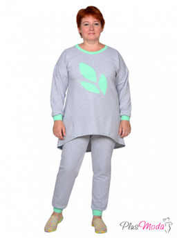 Костюм спортивный Модель №134 размеры 50-72 - Plusmoda фото 6