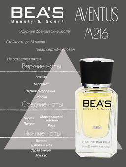 Парфюм Beas 25 ml M 216 Men  фото 2